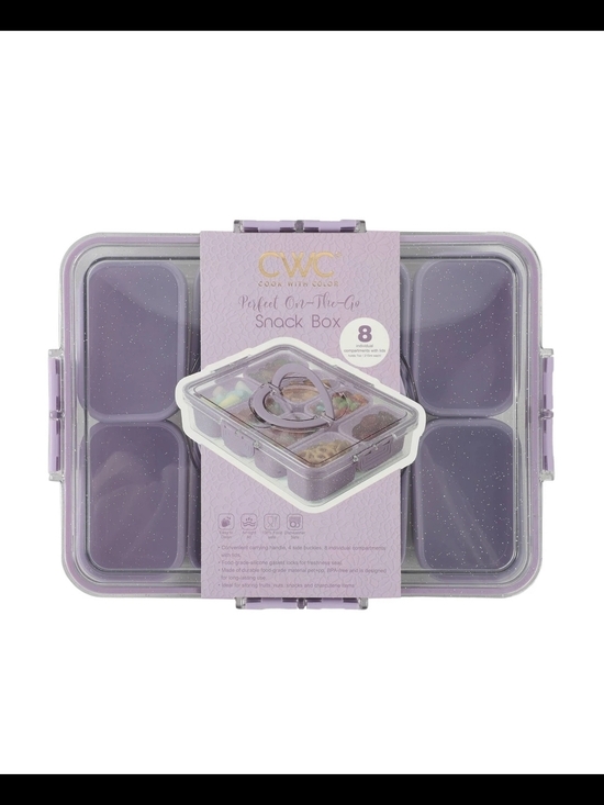CWC Pink 8-Compartment On-the-Go Snack Box - Picture 3 of 7